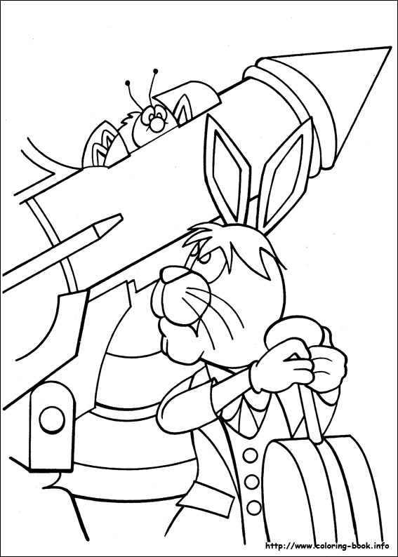 Peter Cottontail coloring picture